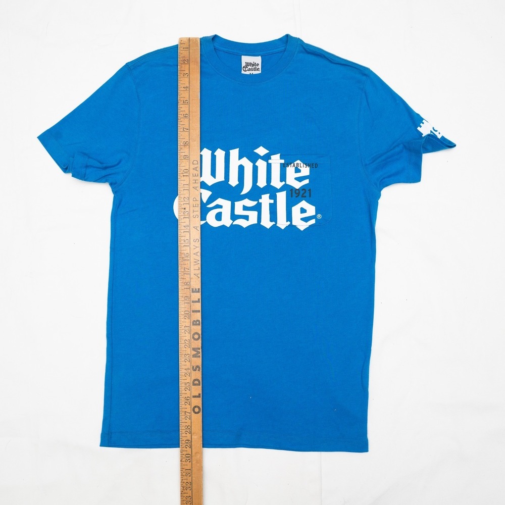 White Castle x Telfar Blue Staff Shirt Rare Size‎ M - Picture 4 of 8